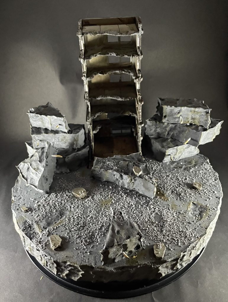 ジオラマはこんな感じ！2対乗せるには、少し小さかったかも😇