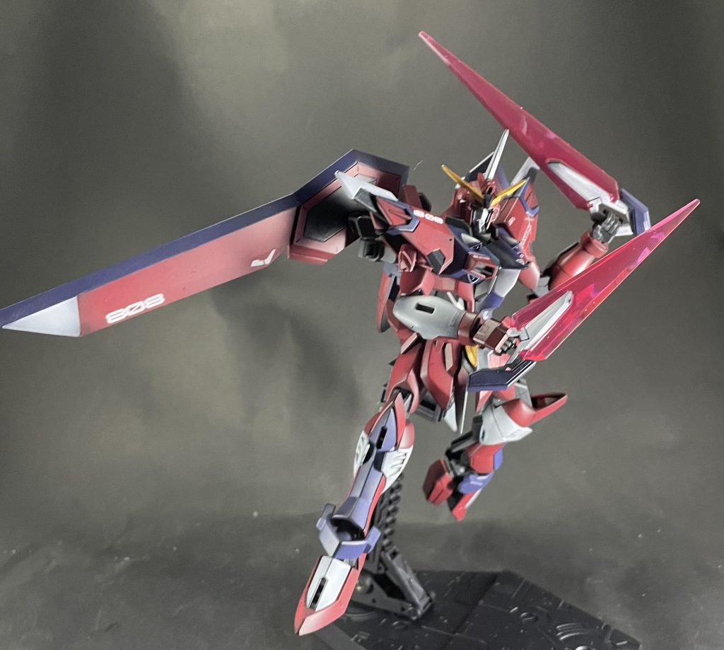 ライジングフリーダム同様、黒立ち上げの全塗装をしています！