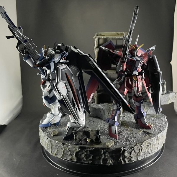 ジオラマ ベース ガンプラ hg mg にぎにぎし アクションベース