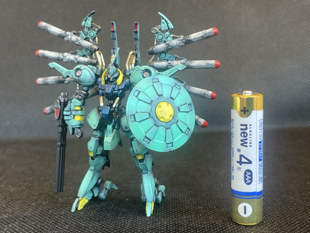 全身、黒サフからのエアブラシで立ち上げ塗装で塗っています。細かい所は筆塗りです。