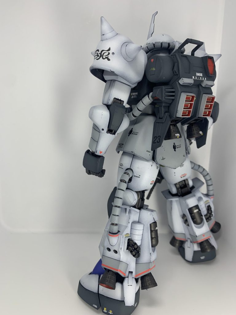 MG MG シン・マツナガ専用ザクⅡ（カスタムタイプ）–4枚目/制作者：モフモフゴロー