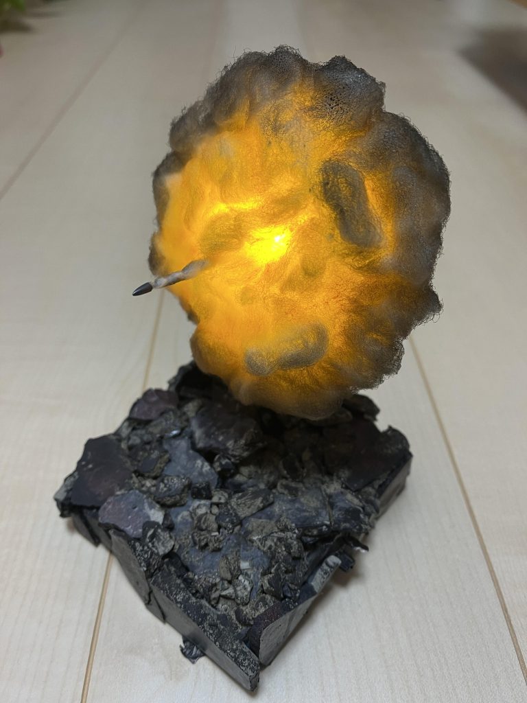 単品明るい所で点灯