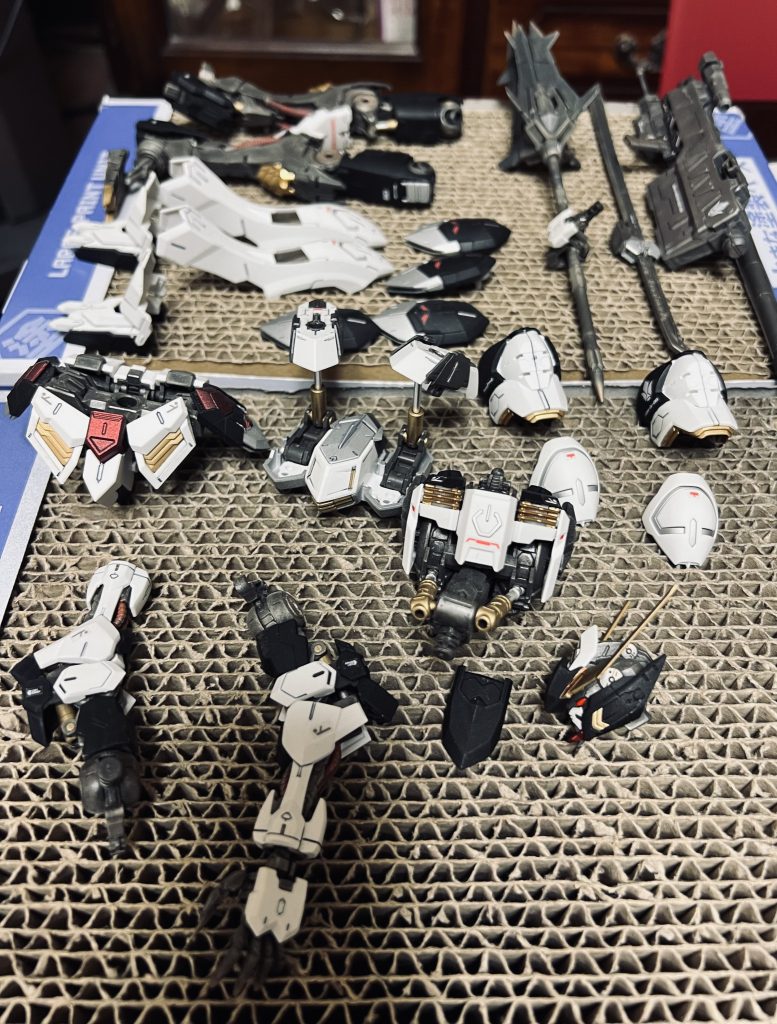 とりあえずバラバラ～っと。