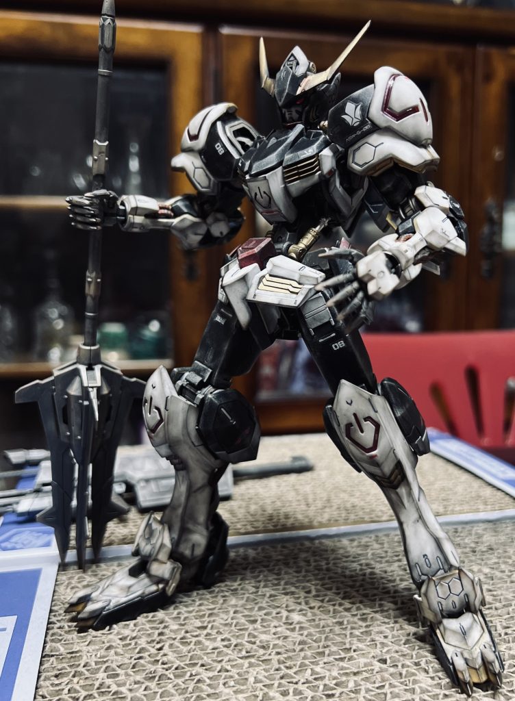 ウェザリングマスターでゴシゴシ…こんくらいで良いかな～う～ん、下手くそ…。