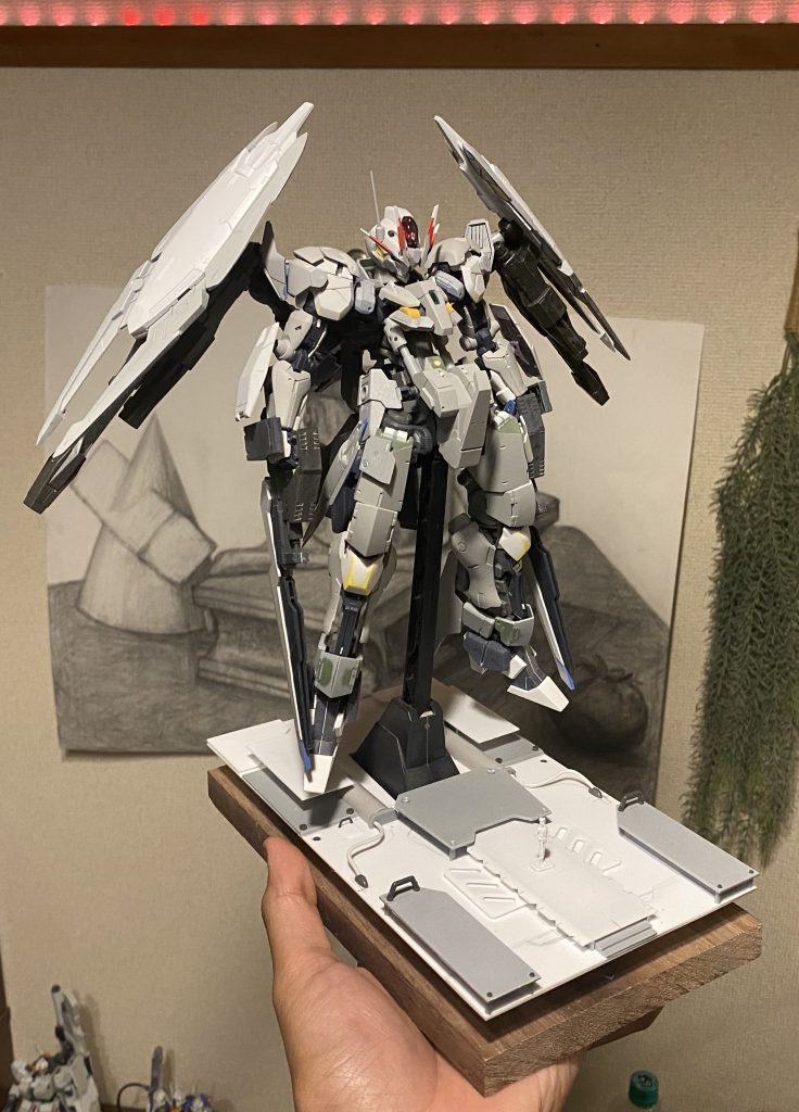 各所パテでの会場変更、プラ板からのフルスクラッチで制作しているパーツがあり、オリジナリティーはかなり出たかなと思っています!