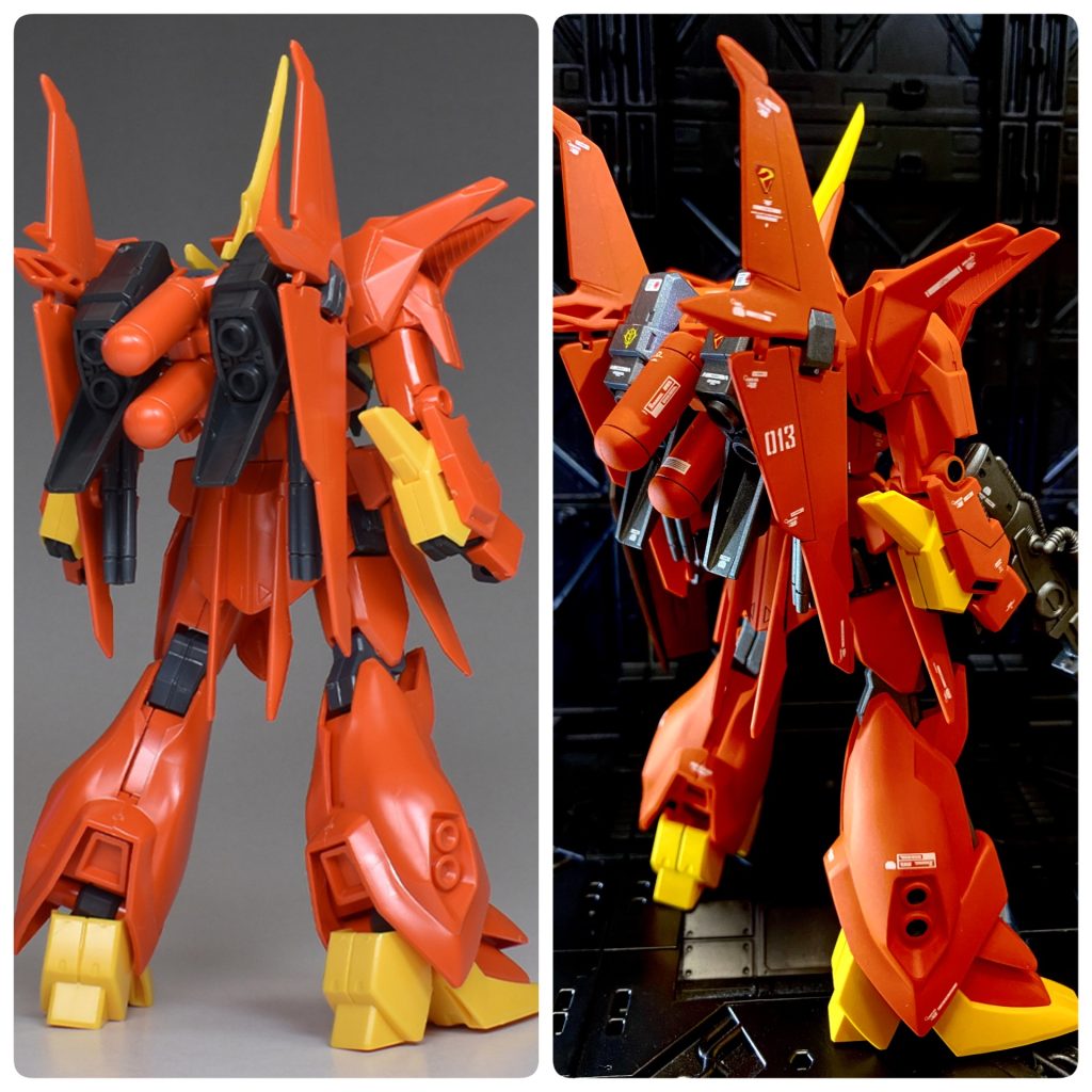 リアから。手抜きがバレますね笑スジボリ上手にできる人ほんと尊敬します。