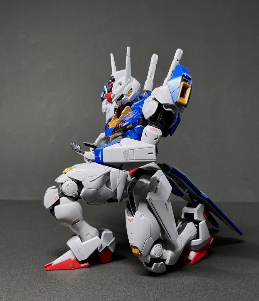 FM 1/100 ガンダムエアリアル　チタニウムフィニッシュ風？–4枚目/制作者：ちあさプラ