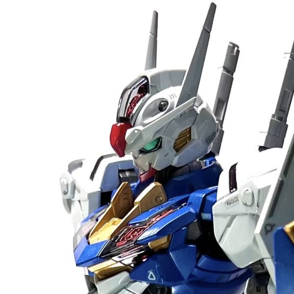 FMガンダムエアリアル チタニウムフィニッシュ風塗装　ガンプラ HG ガンダムエアリアル チタニウムフィニッシュ風塗装完成