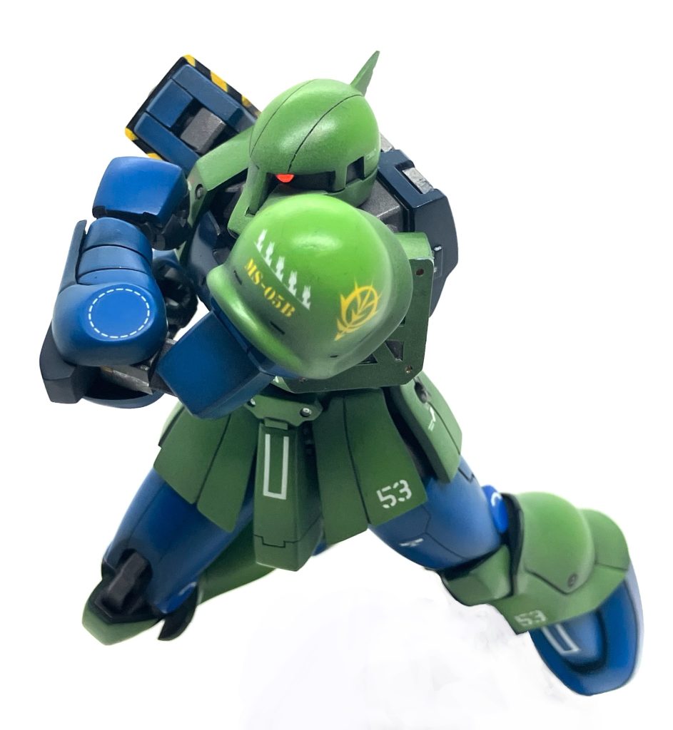 旧ザクと言えばやっぱりこれ。「素人め!間合いが遠いわ!」