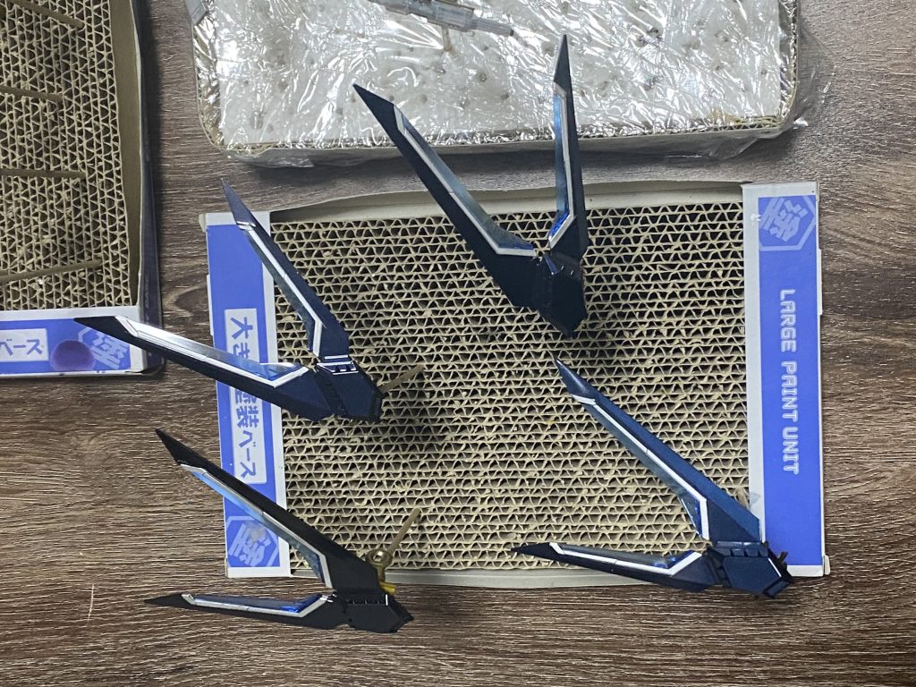 塗り分け後はこのように