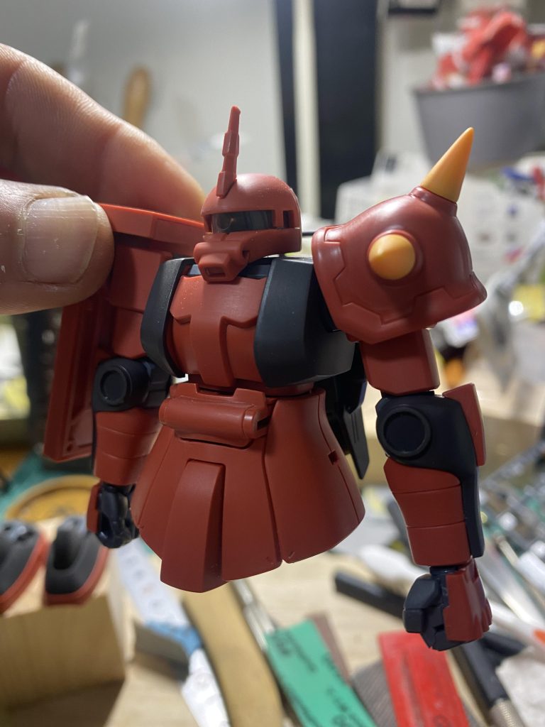 表面処理、合わせ目消し、各部エッジのシャープ化