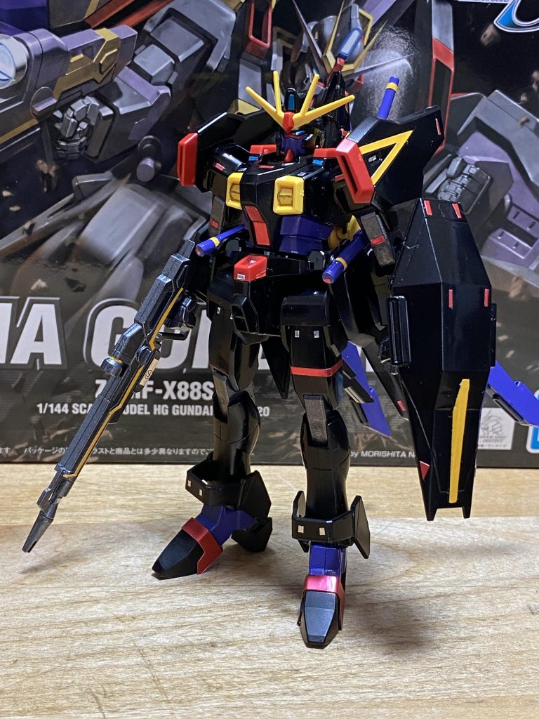 闇が深すぎる ガイアガンダム(省エネディテールアップ、ランナー塗装)–2枚目/制作者:りきまる