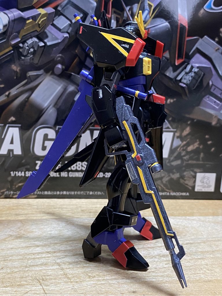 闇が深すぎる ガイアガンダム(省エネディテールアップ、ランナー塗装)–4枚目/制作者:りきまる