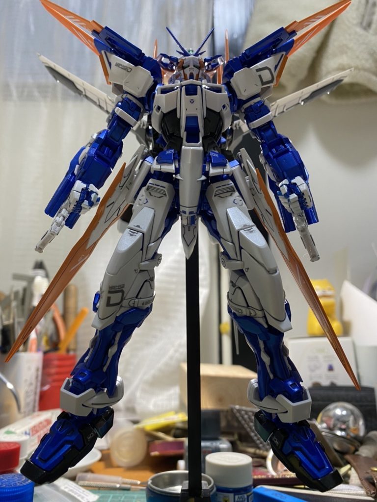 ブルーメタリックの色は狙い通りの色に仕上がり満足です。ドラグーンの黄色はキャラクターイエローにレッドを調合しオレンジに近い色合いにしました。