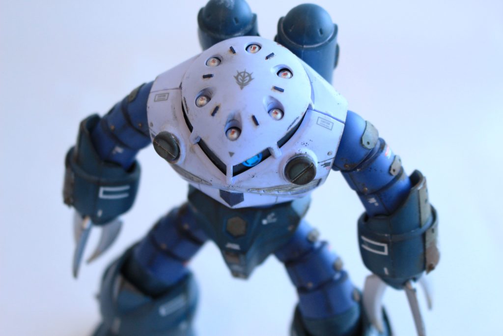 上から見た感じ。ズゴックはいいですね～。今一番熱いMSといっても過言ではありません。