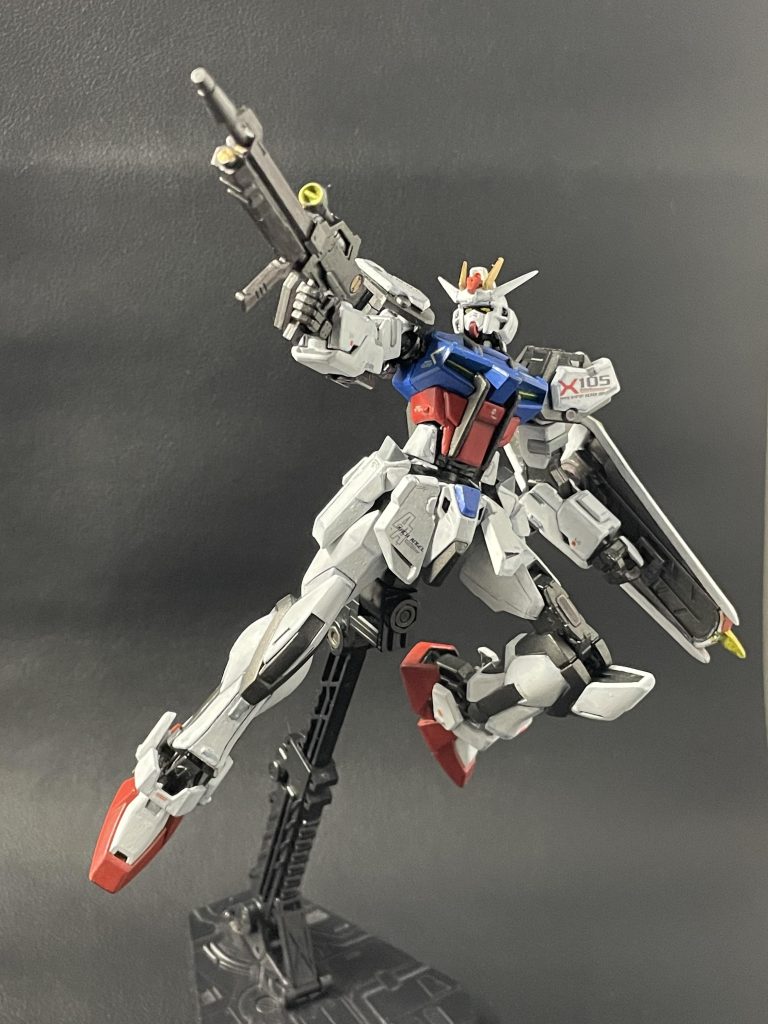 最後にSEED射撃ポーズで。最後までありがとうございました。