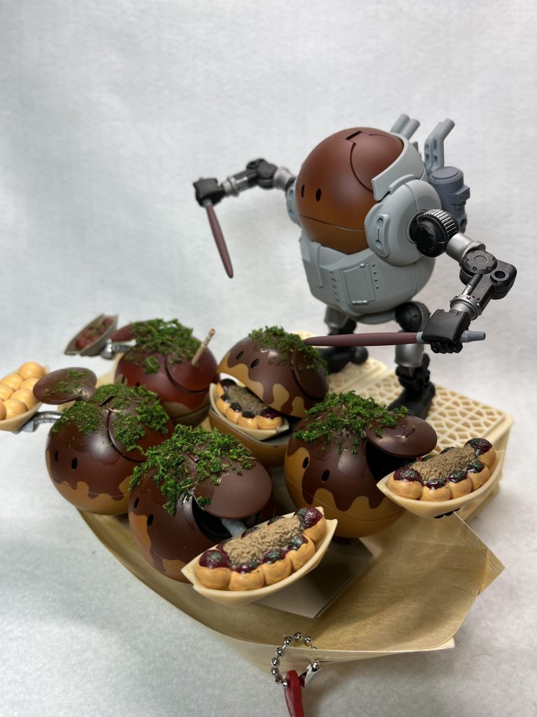 足場にビールケースを使ったけど少し立ち位置が悪いかも