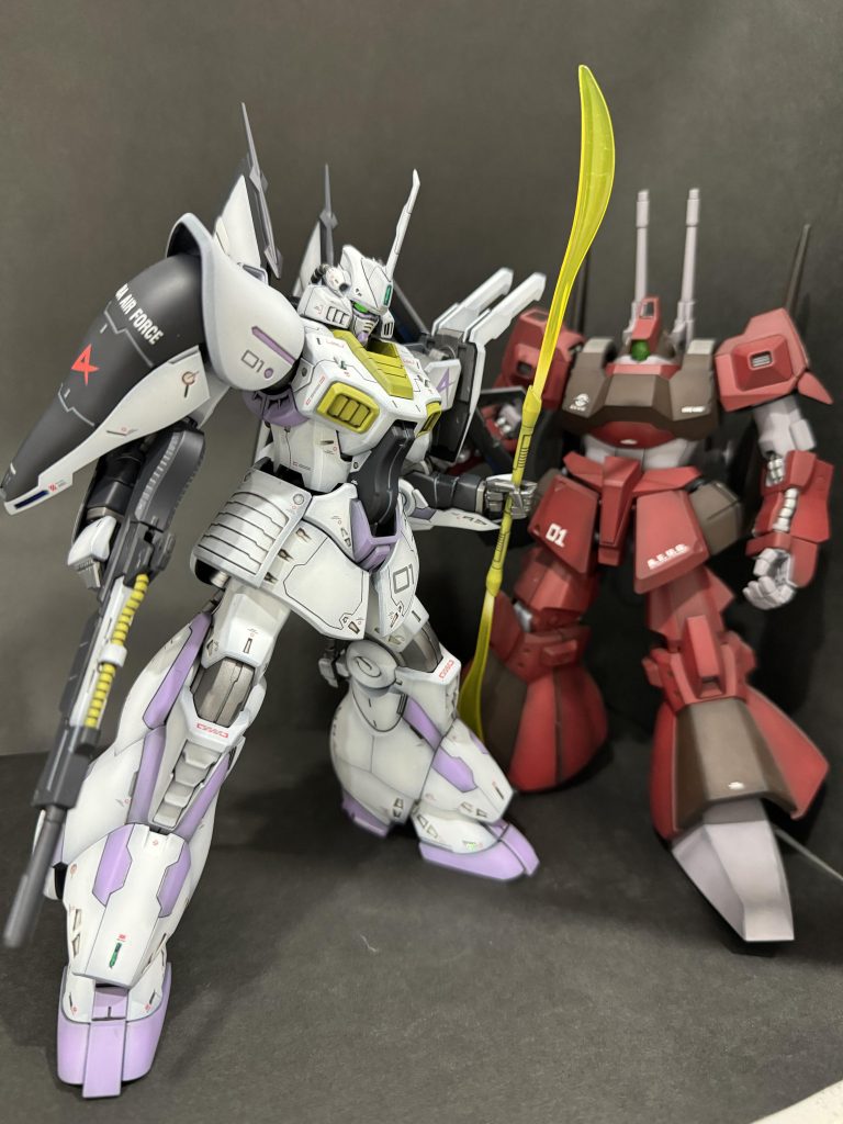 これがこう、の図。まだまだ修行が必要と思いますが、今出来る事を一通りやったので個人的な満足度が高い作品になりました。ご観覧ありがとうございました😊