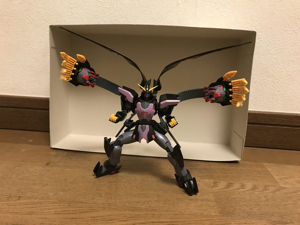 戦闘能力本機はパワーに特化している為、射撃戦やオールレンジ攻撃よりも、圧倒的なパワーとフィストジエンドを駆使したパワフルな格闘戦を得意とおり、基本的にフィストジエンドを武器とした格闘戦しか行っていないものの、レイ本人の適性も相まって射撃戦とオールレンジ攻撃にも対応可能。その戦闘能力は、フォースインパルスガンダムエクストリームやハーデスインパルスガンダム黄泉冥王、その他の超強化型にも及ばないが、ストライクフリーダムガンダム、インフィニットジャスティスガンダム、デスティニーガンダムを凌駕する。