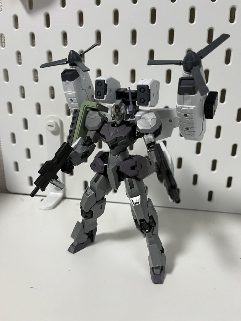 素組状態。ザクがしっくり来てよかったです。