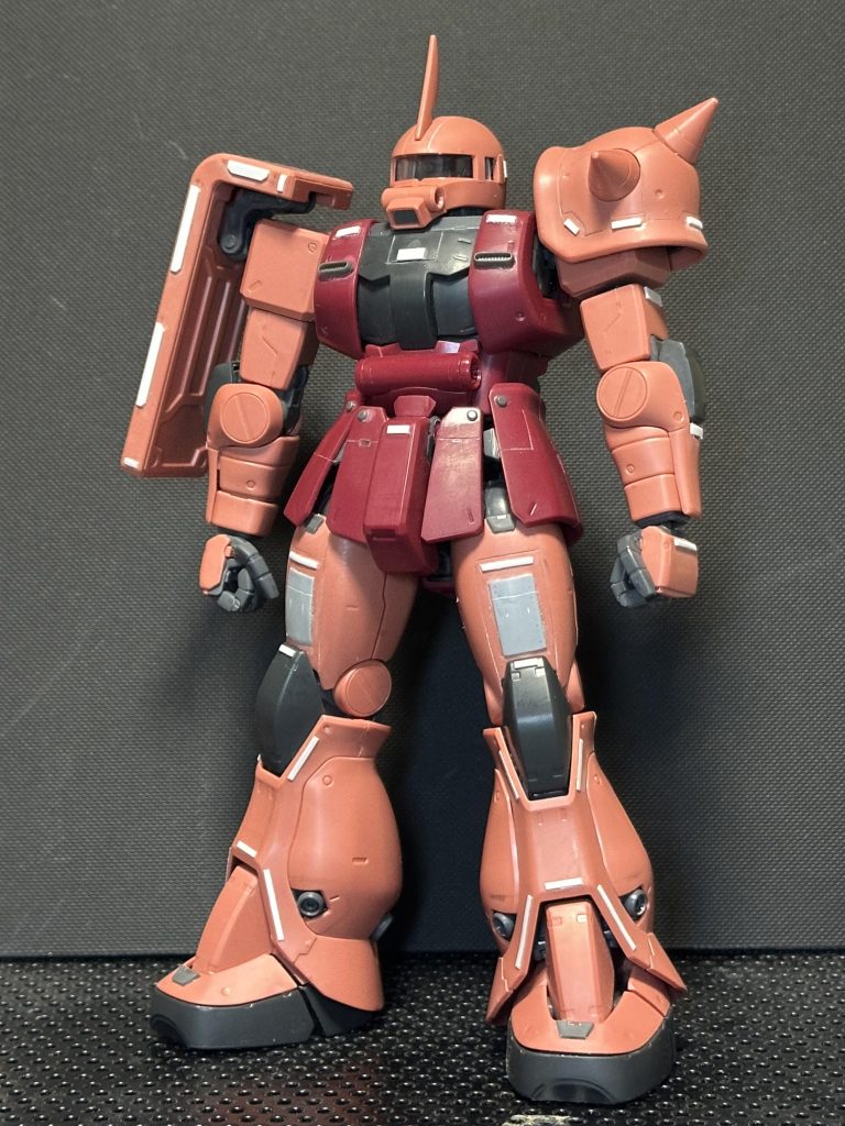 工作一通り。プラ板追加部分の仕上げはまだまだ用練習ですね。