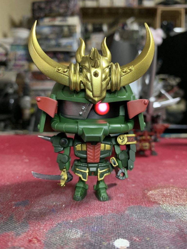 ザクト装備の武者形態です。