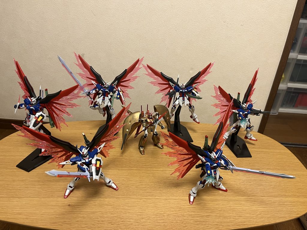 以上、デスティニーガンダムSpecⅡの6体でした。
