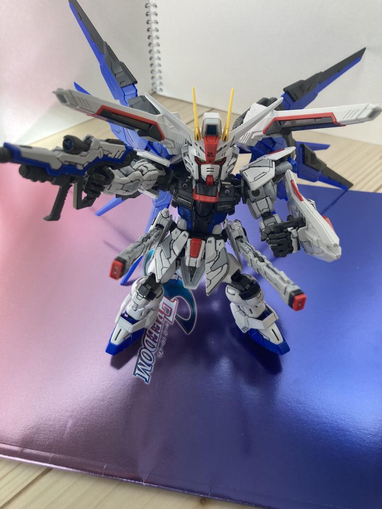 まずはフリーダムの紹介からシンプルに墨入れだけしています