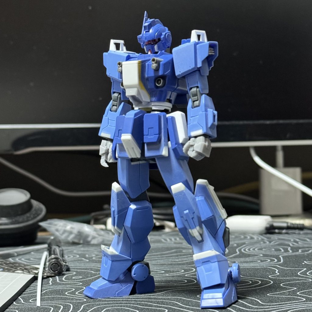 一通り改修が終わった所ですち◯こブロックを延長、角度を変更していたのですが気に入らずやり直そうかと思ったら飛んでいってしまい紛失😂プラ板で作り直しています😇