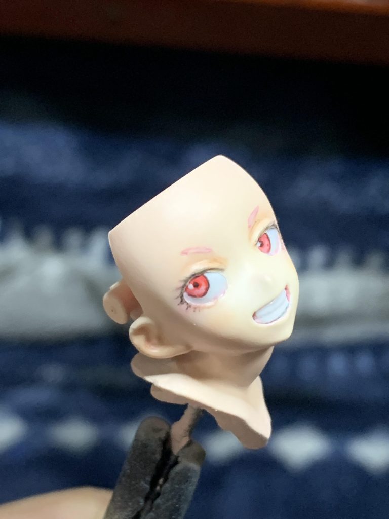 歯と口の隙間に入ったマスキングゾルは水でふやかして歯ブラシでこすって落としました。