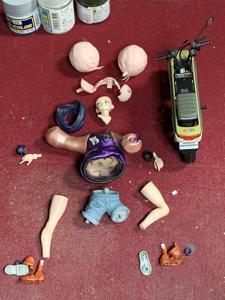 パーツは少ないけど、やる事は多くて大変でした。