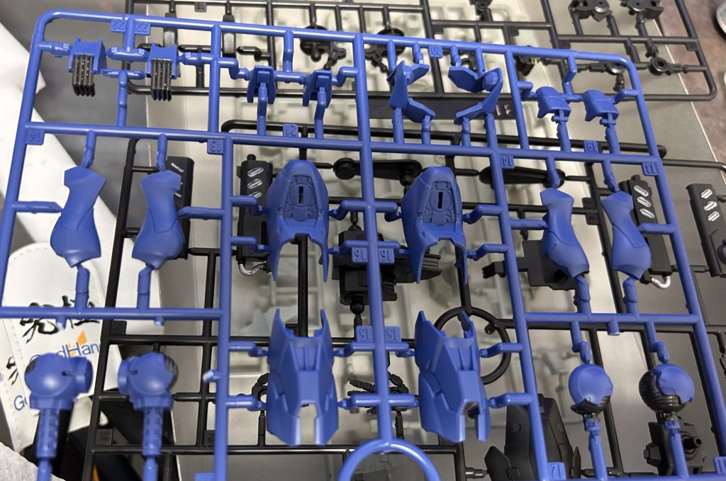 こちらも同じく部分塗装の様子