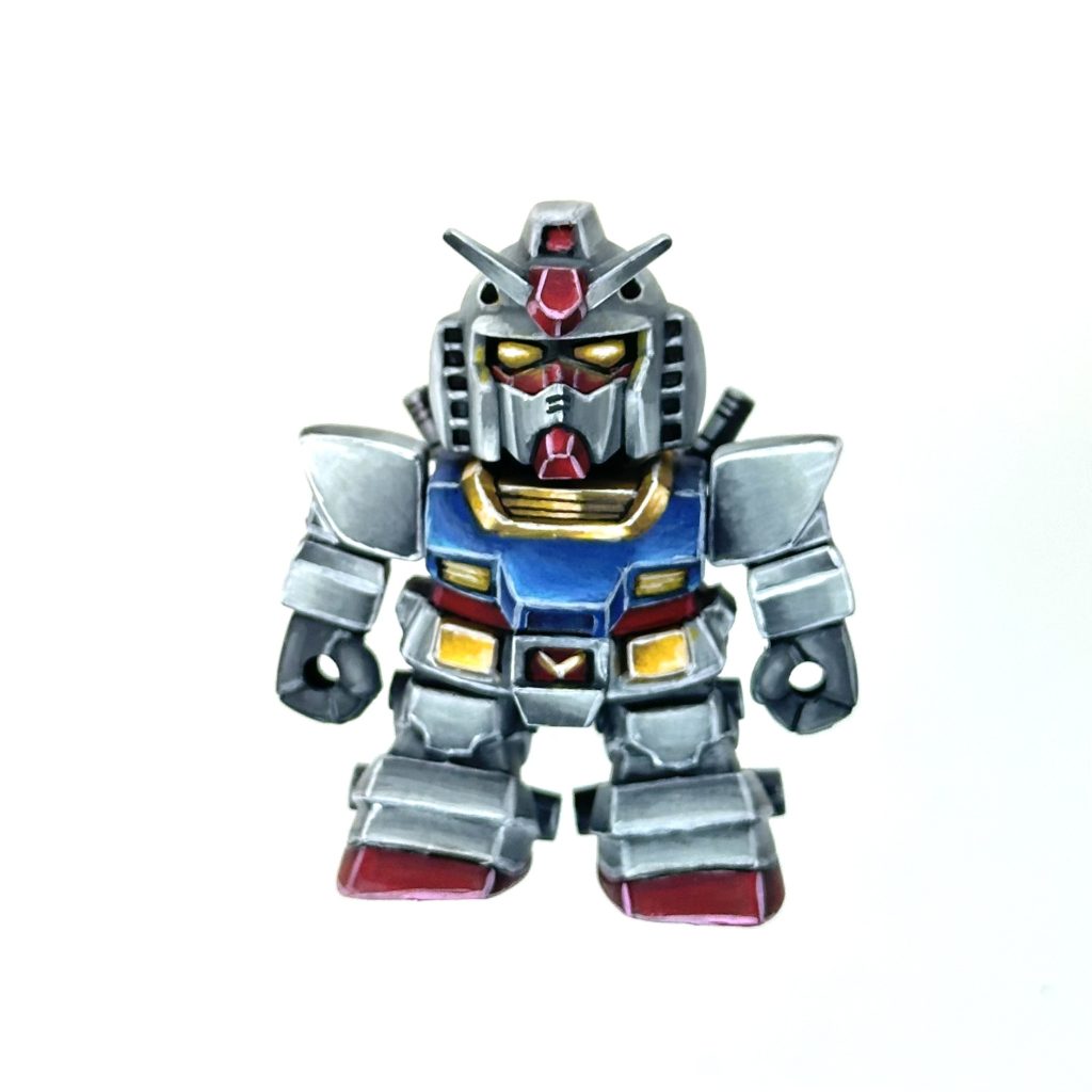 武器なしで。光って見えやすいような明暗の入れ方をしている、、つもりです。