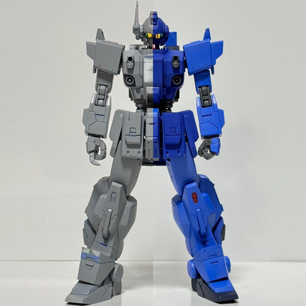 サフと基本塗装、ちょっと塗り分けまで