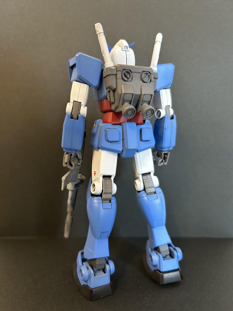 息子がエアブラシをやりたいってことなので、R作戦2023でもらったエコプラ体験キットでお試し。探して気に入ったカラーリングらしい。遠い！近い！強い！弱い！ズレてる！とブツブツ言われながらも頑張ってました。■製作期間約1ヶ月■開発担当組立て:息子塗装:息子ディテールアップ:息子■塗装メモ白:下地グレー→G.EXホワイト青:下地グレー→G.コバルトブルー赤:下地グレー→C.ハーマンレッド黄:下地グレー→G.黄橙色黒:下地グレー→G.EXブラックグレー:下地グレー→GニュートラルグレーⅣトップコート:C.スーパースムースクリアつや消し■ディテールメモデカール