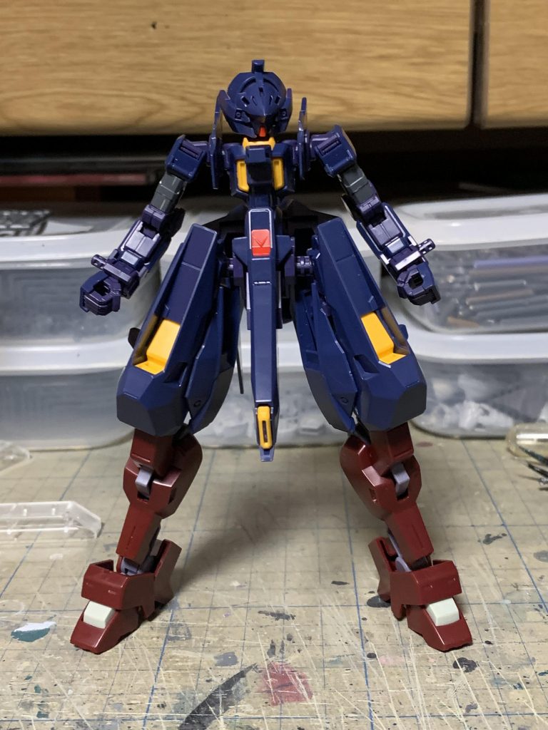 ウーンドウォート本体に紫電の足を移植します。