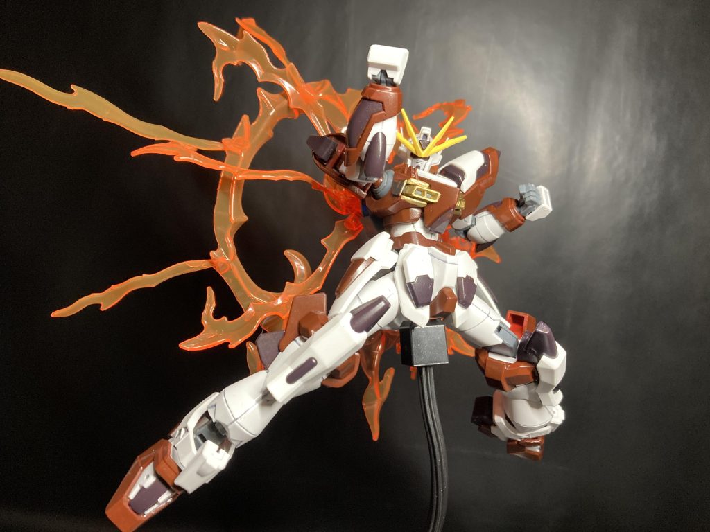 カミキバーニングガンダムのエフェクトじゃ弱く感じたのでゴッドガンダムっぽくアレンジしてみました!