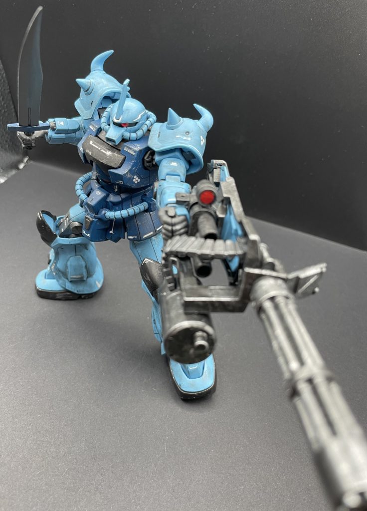 ガトリングシールド構え