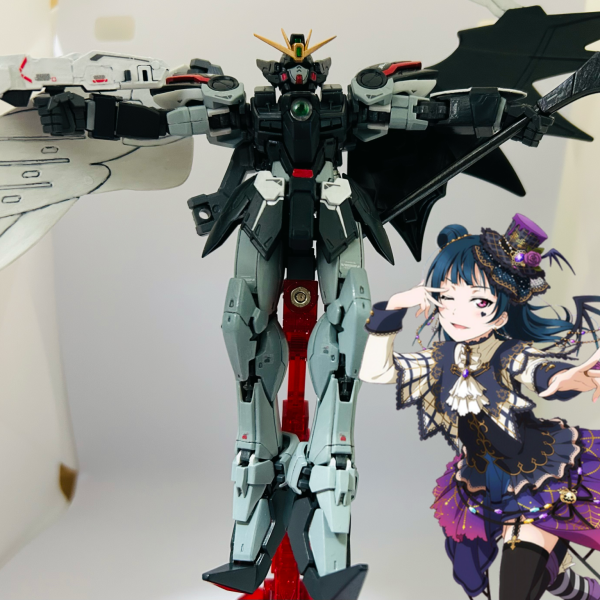 津島善子専用ガンプラ[アンステーブルガンダムゼロ]（再掲載)｜りん（水性筆塗り部分塗装ビルダー)さんのガンプラ作品｜GUNSTA（ガンスタ）