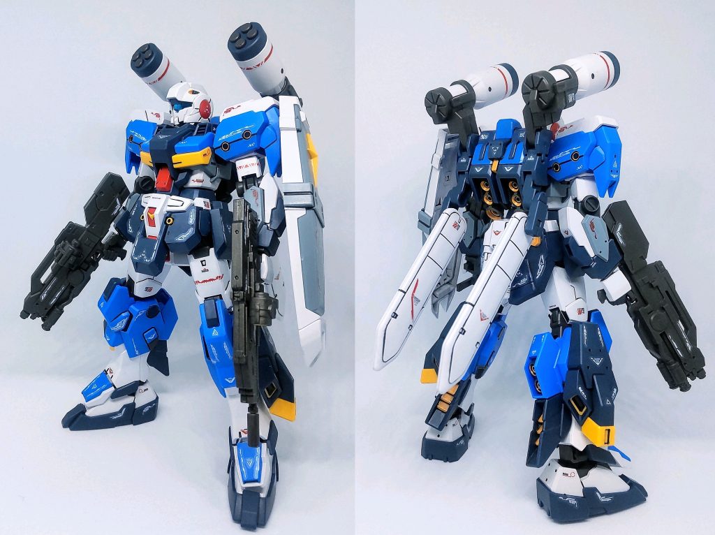 コアチェンジ、「スタンダード」ドッキングゴー！（違満を持してジーラインスタンダードアーマーに換装、アーマー装着後もプロポーションは非常に良く滅茶苦茶にカッコいい…カッコ良すぎるだろ！反省しろ！！もちろんアーマーにもセリアデカールを使用してます、なおデカールは水デカールでは無くシールタイプになってますが薄いお陰で余白も目立ちにくく、粘着力も十分に強いのでかなりコスパにも優れてると思いました。