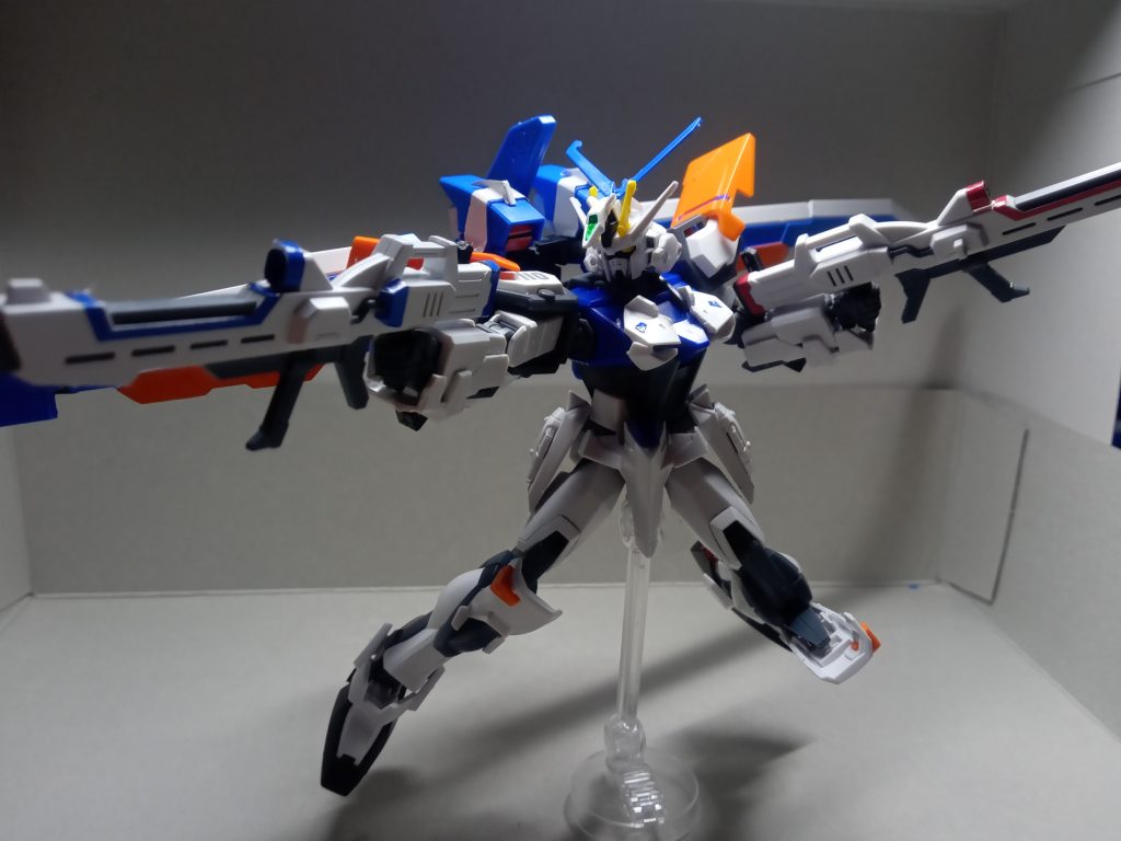 空中戦その1ビームライフルがライフリとイモジャのやつですけど…バレへんか