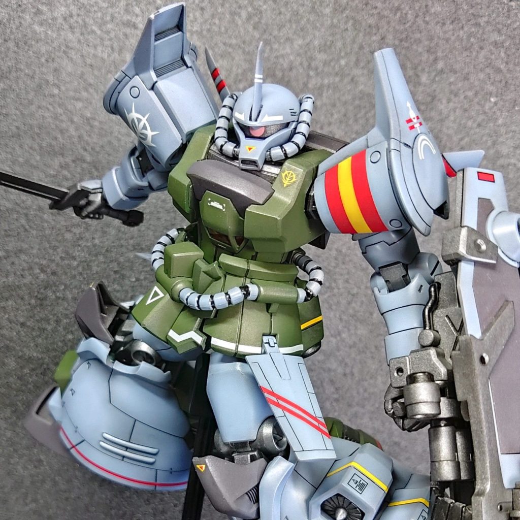 HG 1/144 グフ・フライトタイプ 全塗装 完成品
