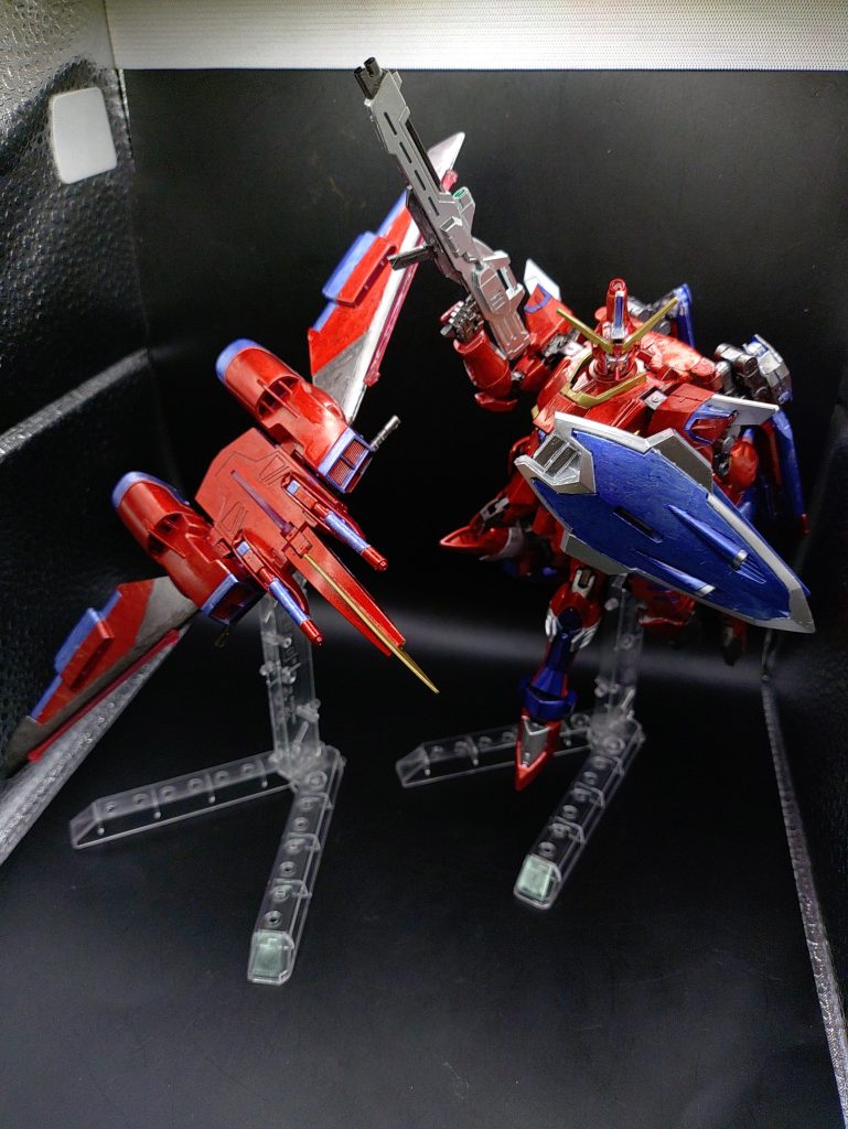 ◯ファトゥム二式　展開追加された武装のひとつ。やはりファトゥムは分離して欲しい!という事で、インフィニットジャスティスから２式という事でもらって来て、イモータルジャスティスのものは外しました。