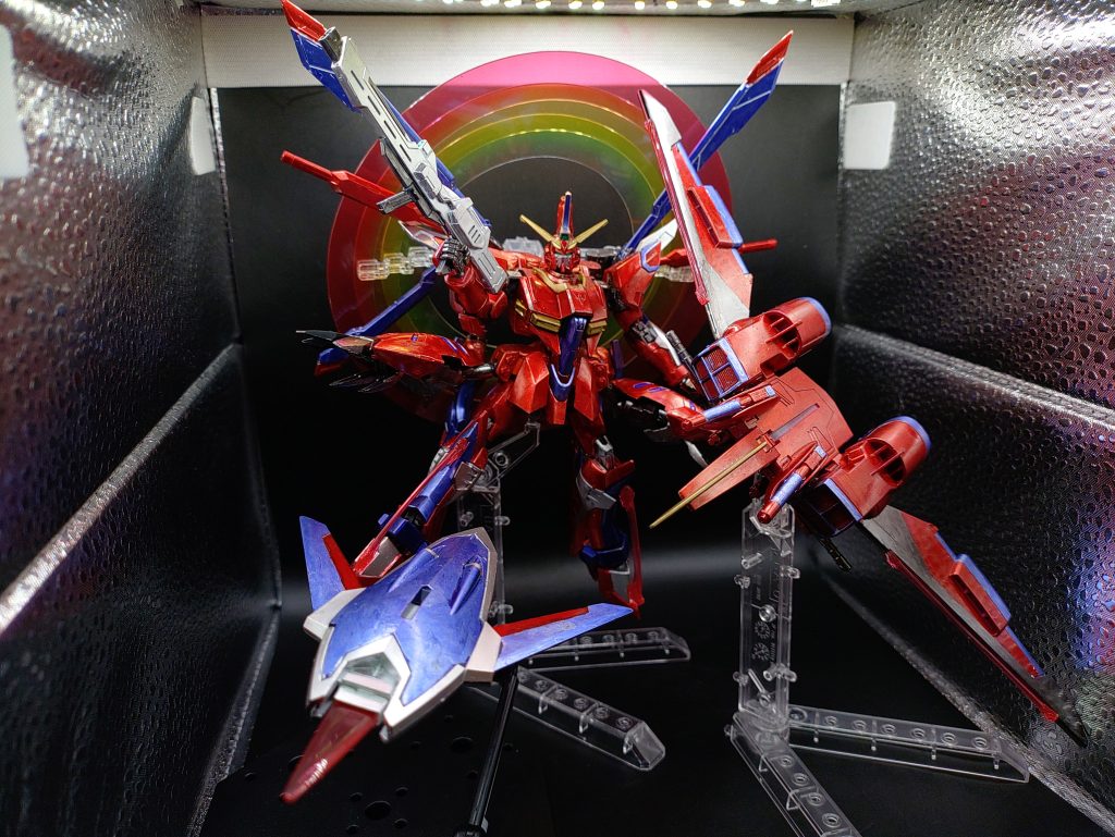 以上、IMMORTAL JUSTICE Spec:Ⅱでした。映画、想像以上にストーリーがまとめられていて、とても面白かったですね。キラだけでなく、アスランやシンにまで活躍があったのがよかったです!まだ、ライジングフリーダムは作成できてないのでこれからのんびり作成していきたいと思います。