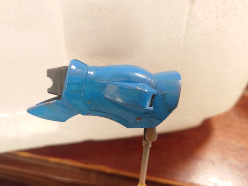 そこから色々塗り重ねて行きまして、これはトップコート直前ですね筆ムラは味 筆ムラはタッチ 筆ムラは情報量と心の中で言い聞かせながらの塗装でした