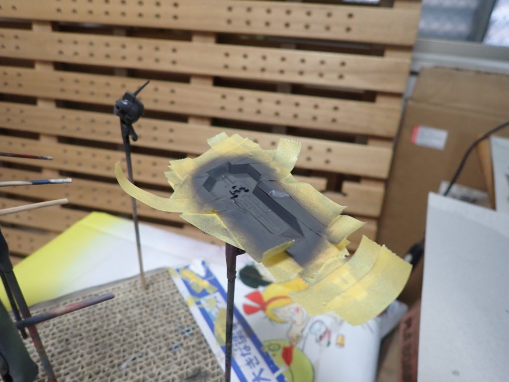 シールドは塗分け