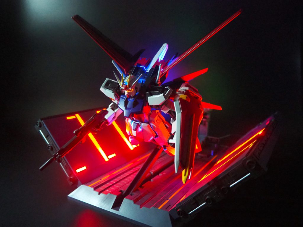 発進シーンフロントアークエンジェルからの発進シーンを再現