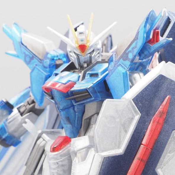 特注 HG 1/144 ライジングフリーダムガンダム クリアカラー