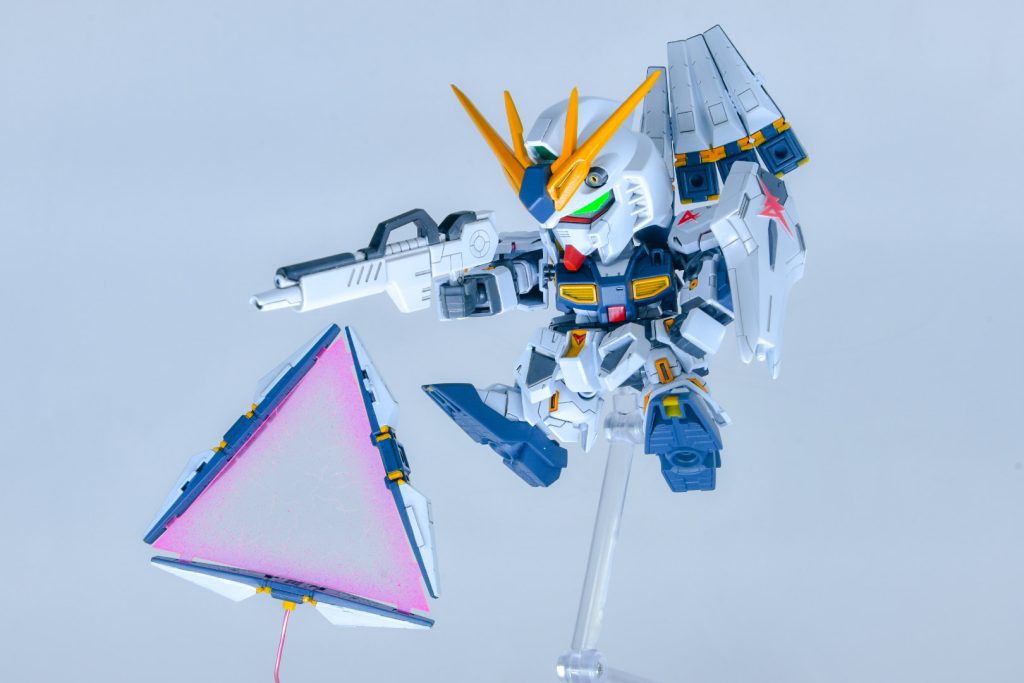 ファンネルシールド？脚の可動域増やしました。