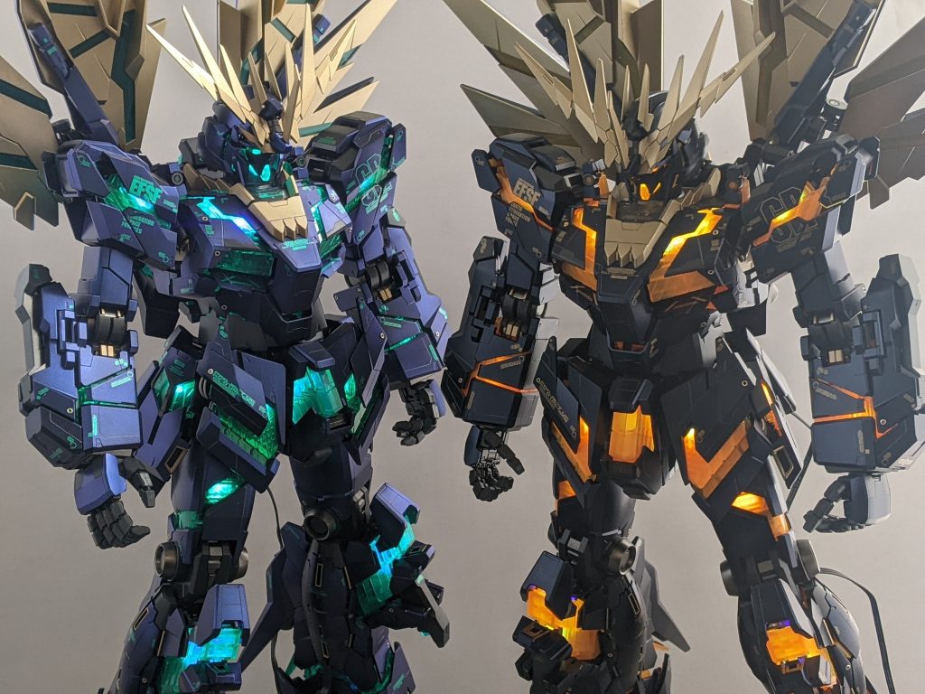 PGユニコーンガンダムバンシィ クリスタルカラー全塗装